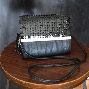 Sequin black bag